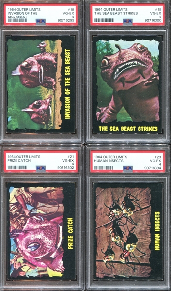 1964 Topps Outer Limits Lot of (27) PSA-Graded Cards