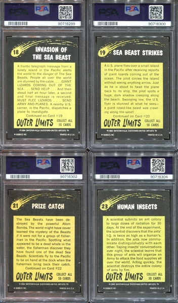 1964 Topps Outer Limits Lot of (27) PSA-Graded Cards