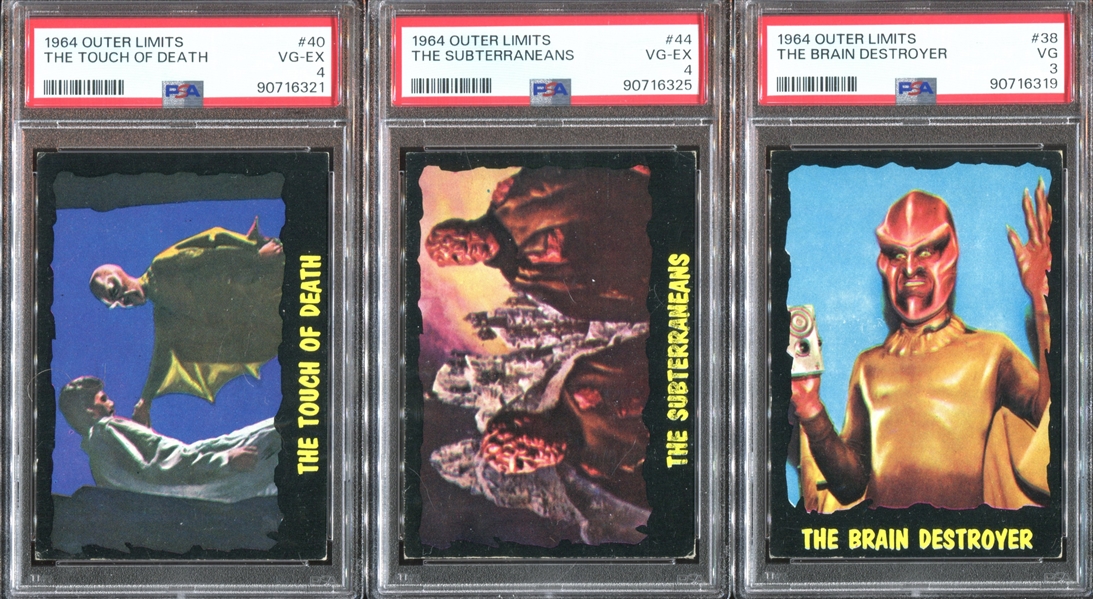 1964 Topps Outer Limits Lot of (27) PSA-Graded Cards