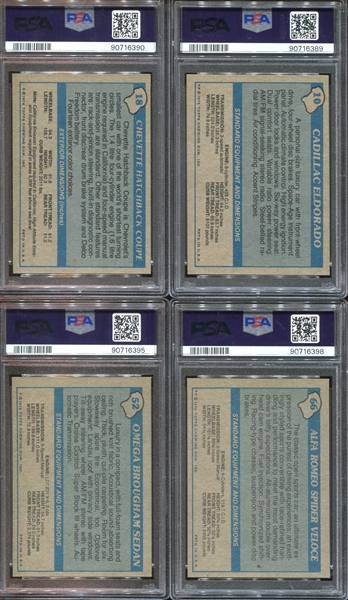 1977 Topps Autos of '77 Lot of (17) Cards and (16) Stickers PSA-Graded