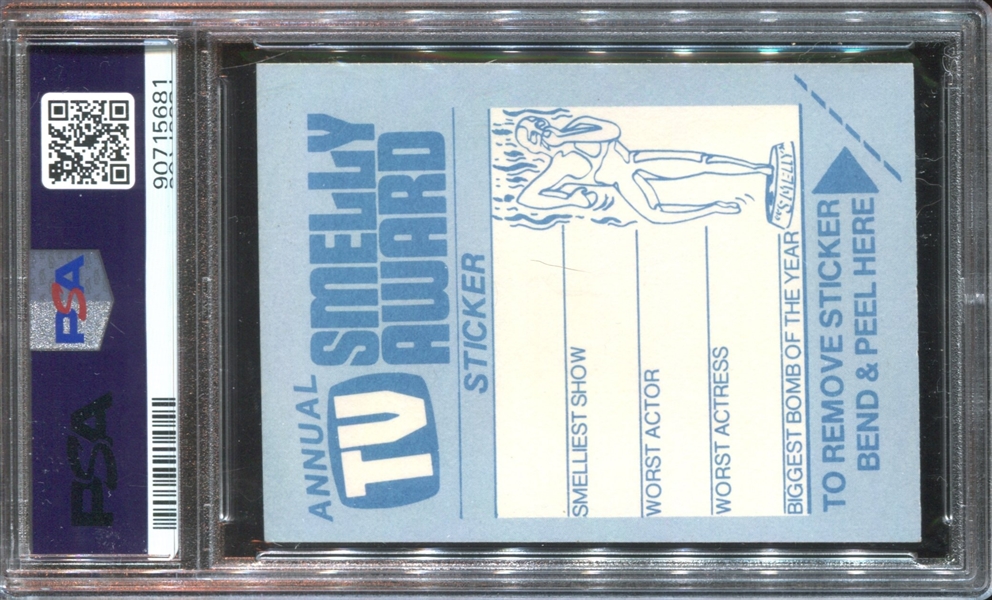 1980 Fleer TV Smelly Awards #56 Star Truck PSA9 Mint