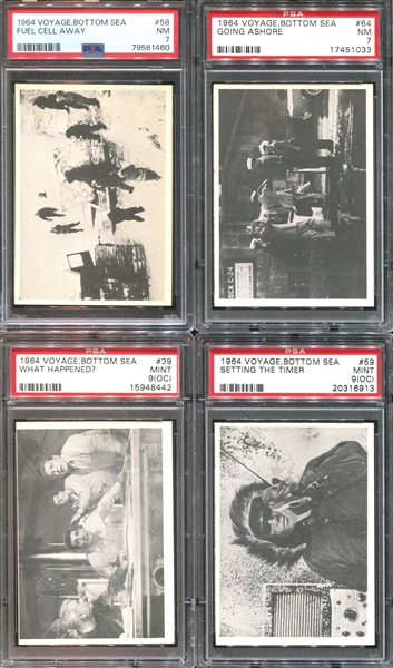 1964 Donruss Voyage to the Bottom of the Sea Lot of (22) PSA-Graded Cards