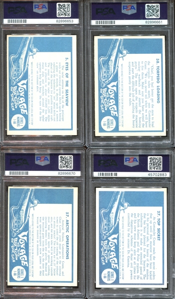 1964 Donruss Voyage to the Bottom of the Sea Lot of (22) PSA-Graded Cards