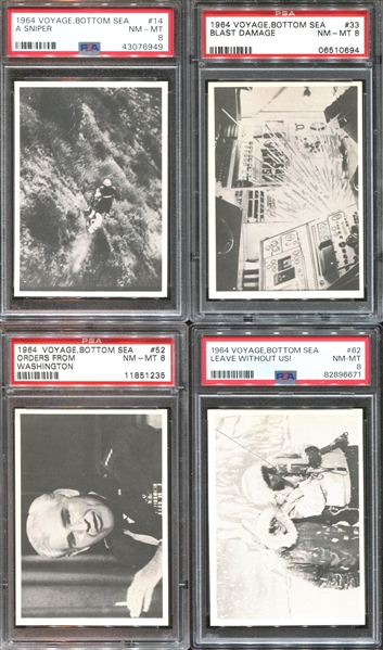 1964 Donruss Voyage to the Bottom of the Sea Lot of (22) PSA-Graded Cards