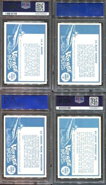 1964 Donruss Voyage to the Bottom of the Sea Lot of (22) PSA-Graded Cards