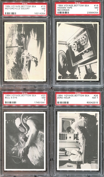 1964 Donruss Voyage to the Bottom of the Sea Lot of (22) PSA-Graded Cards