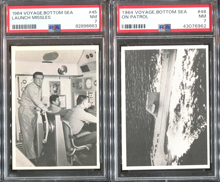 1964 Donruss Voyage to the Bottom of the Sea Lot of (22) PSA-Graded Cards