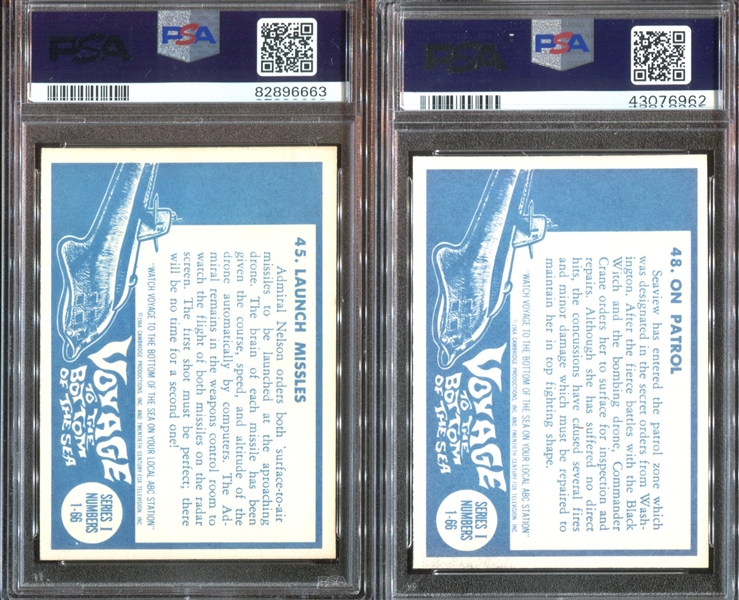 1964 Donruss Voyage to the Bottom of the Sea Lot of (22) PSA-Graded Cards