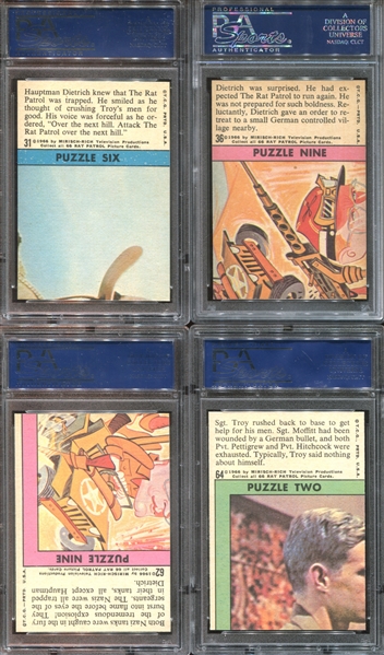 1967 Topps Rat Patrol Lot of (27) PSA-Graded Cards