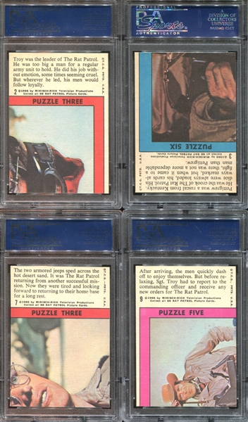 1967 Topps Rat Patrol Lot of (27) PSA-Graded Cards