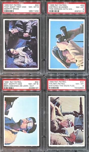 1967 Topps Rat Patrol Lot of (27) PSA-Graded Cards