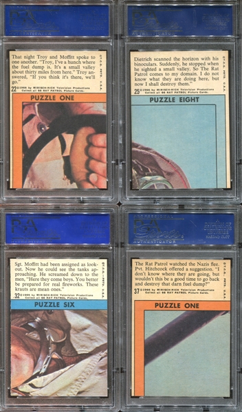 1967 Topps Rat Patrol Lot of (27) PSA-Graded Cards