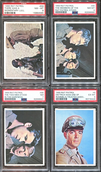 1967 Topps Rat Patrol Lot of (27) PSA-Graded Cards