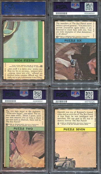 1967 Topps Rat Patrol Lot of (27) PSA-Graded Cards