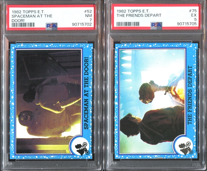 1982 Topps E.T. The Extraterrestrial Lot of (13) PSA-Graded Cards