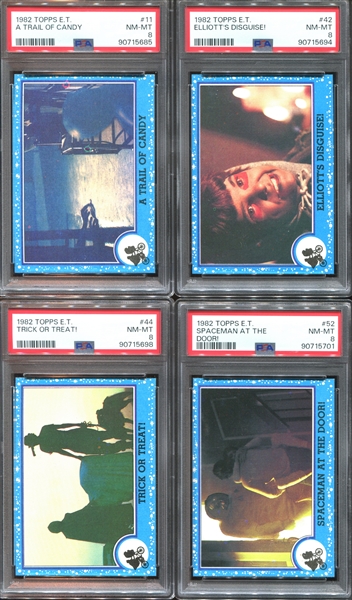 1982 Topps E.T. The Extraterrestrial Lot of (22) PSA-Graded Cards