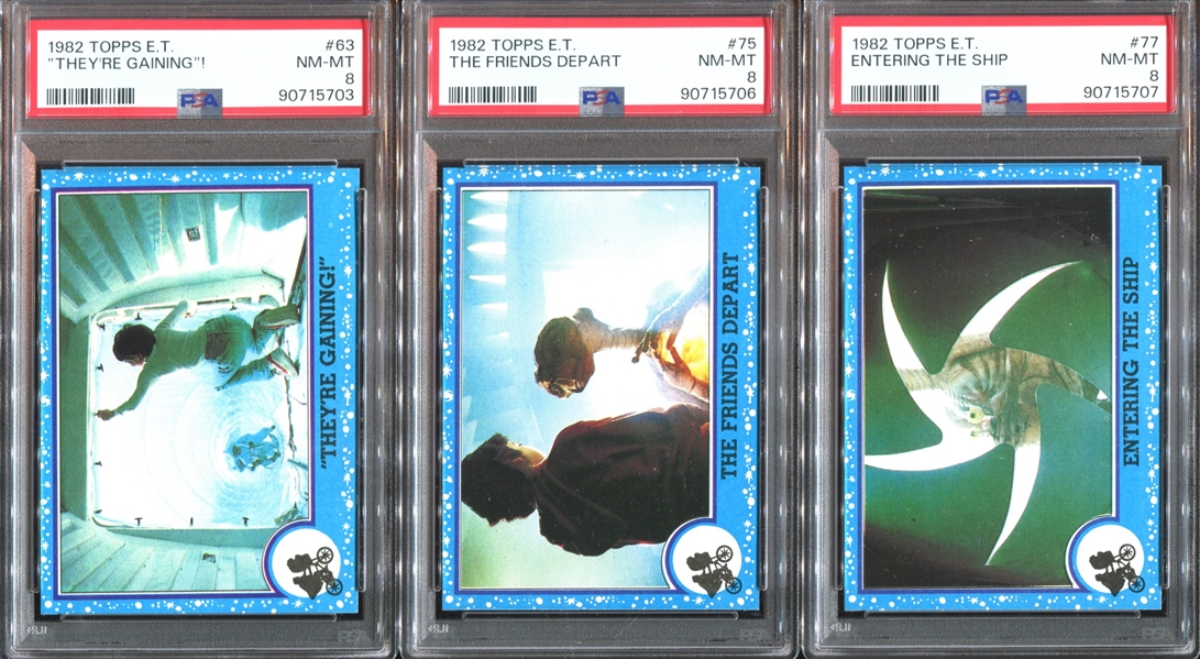 1982 Topps E.T. The Extraterrestrial Lot of (22) PSA-Graded Cards