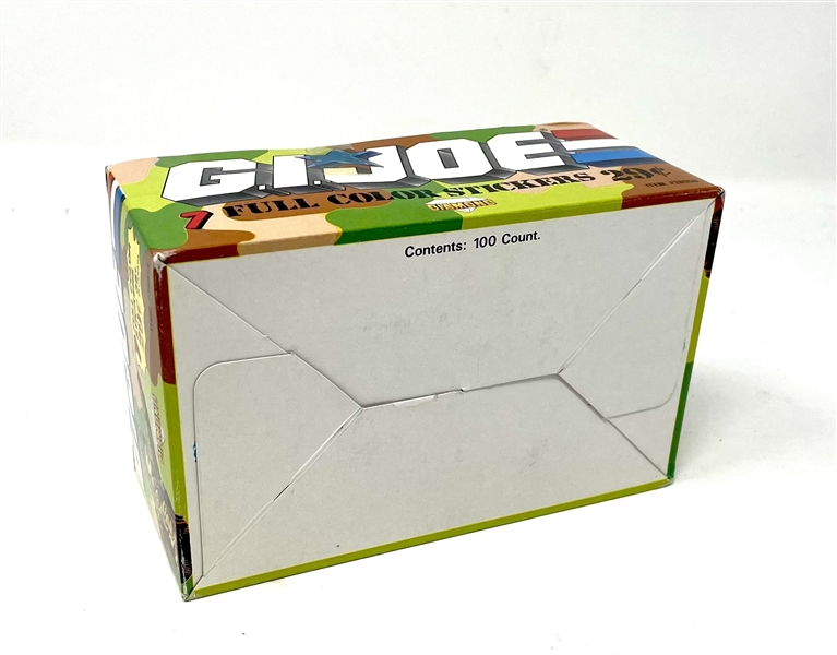 1987 Hasbro/Diamond G.I. Joe Stickers Unopened Wax Box of (100) Packs