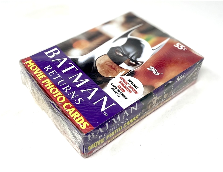 1992 Topps Batman Returns Complete Unopened Wax Box