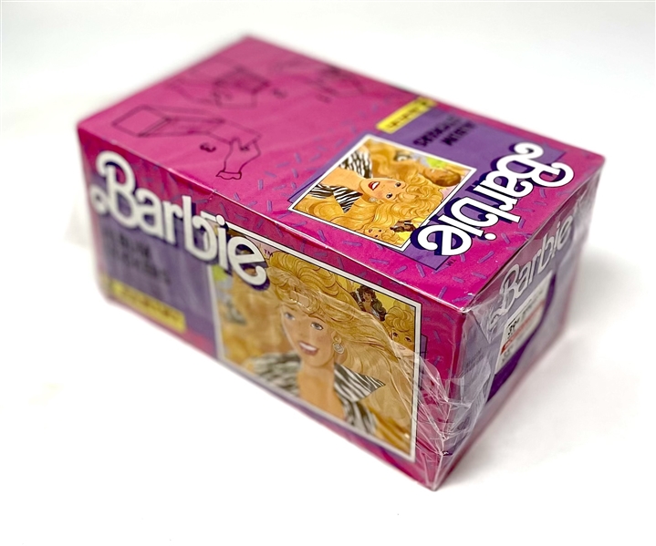 1989 Panini Barbie Stickers Unopened Box of (100) Packs