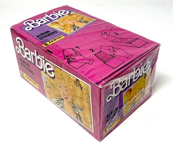 1989 Panini Barbie Stickers Unopened Box of (100) Packs