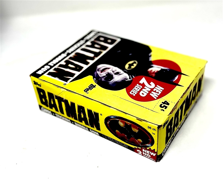 1990 Topps Batman (Series 2) Complete Unopened Wax Box