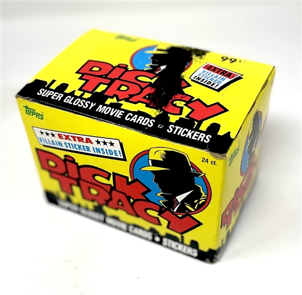 1990 Topps Dick Tracy Unopened Complete Jumbo Wax Box