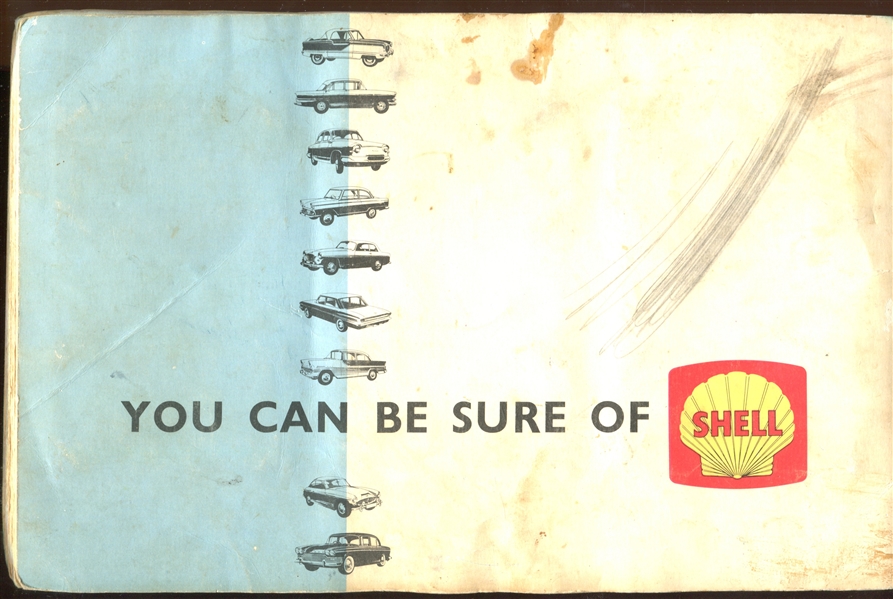 1964 Shell Oil (New Zealand) Cars of the World Set of (60) Cards in Album