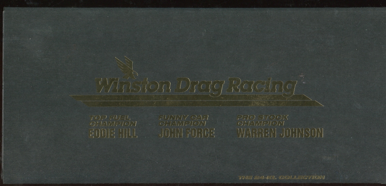 1994 Action Packed Winston Drag Racing 24K Gold Card Set of (3) Cards