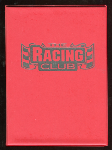 1991/1992 Pro-Set Racing Club Mini-Binder with (3) Complete Sets