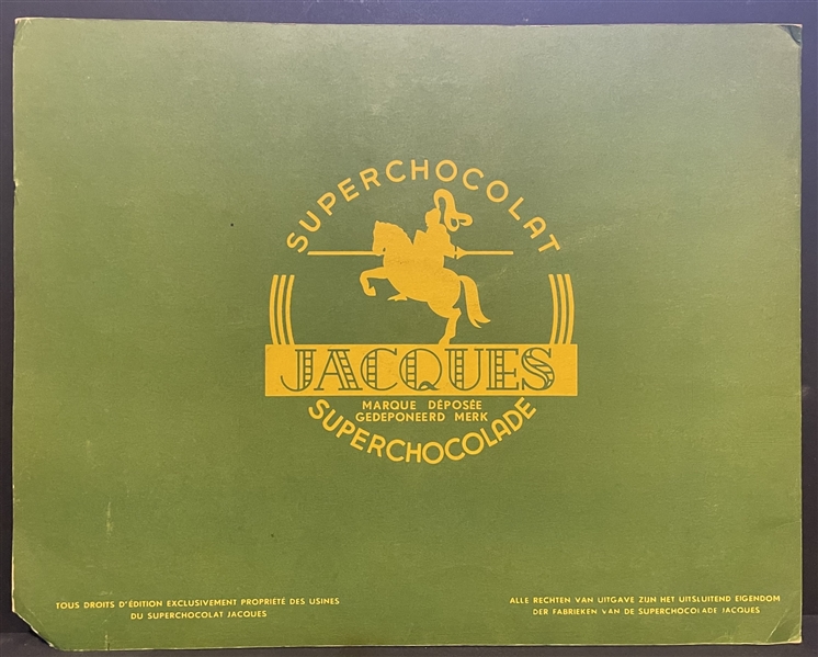 1952 Jacques Chocolates (Belgium) Ships, Tanks and Cars Complete Set of (171) in Album