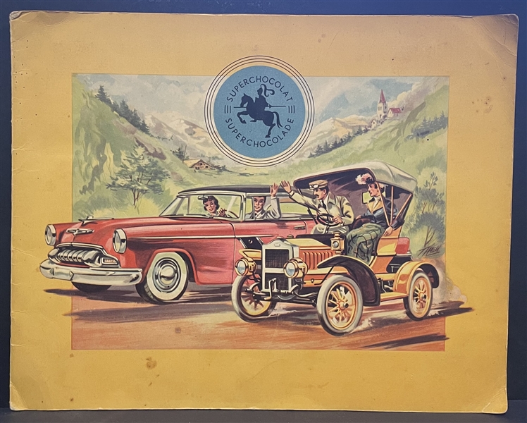 1955 Jacques Chocolates (Belgium) History of the Automobile Complete set of (144) in Album