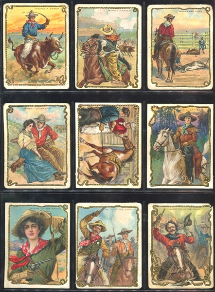 T53 Hassan Cowboy Series Lot of (44) Cards