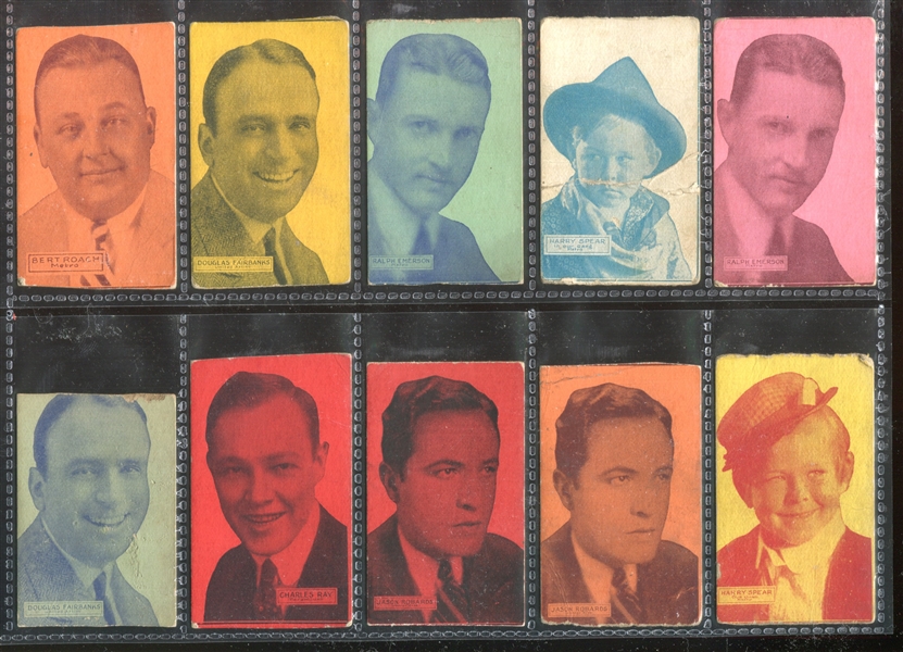 R-UNC Movie Star Strip Cards Lot of (11) Cards