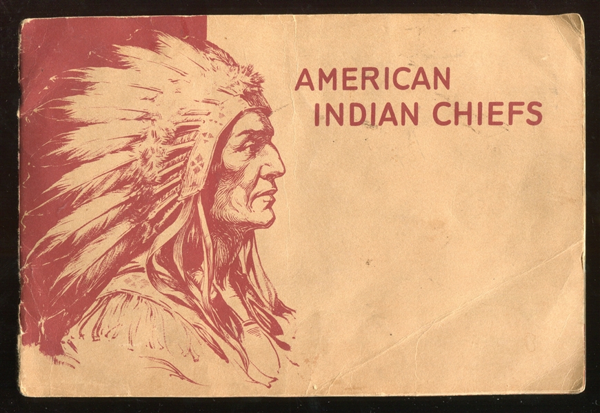 D6 Krug's Baker American Indian Chiefs Complete Set of (50) Cards in Original Album